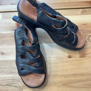 Ariat Leather Comfort Sandals Women’s 7B Black Style 93570